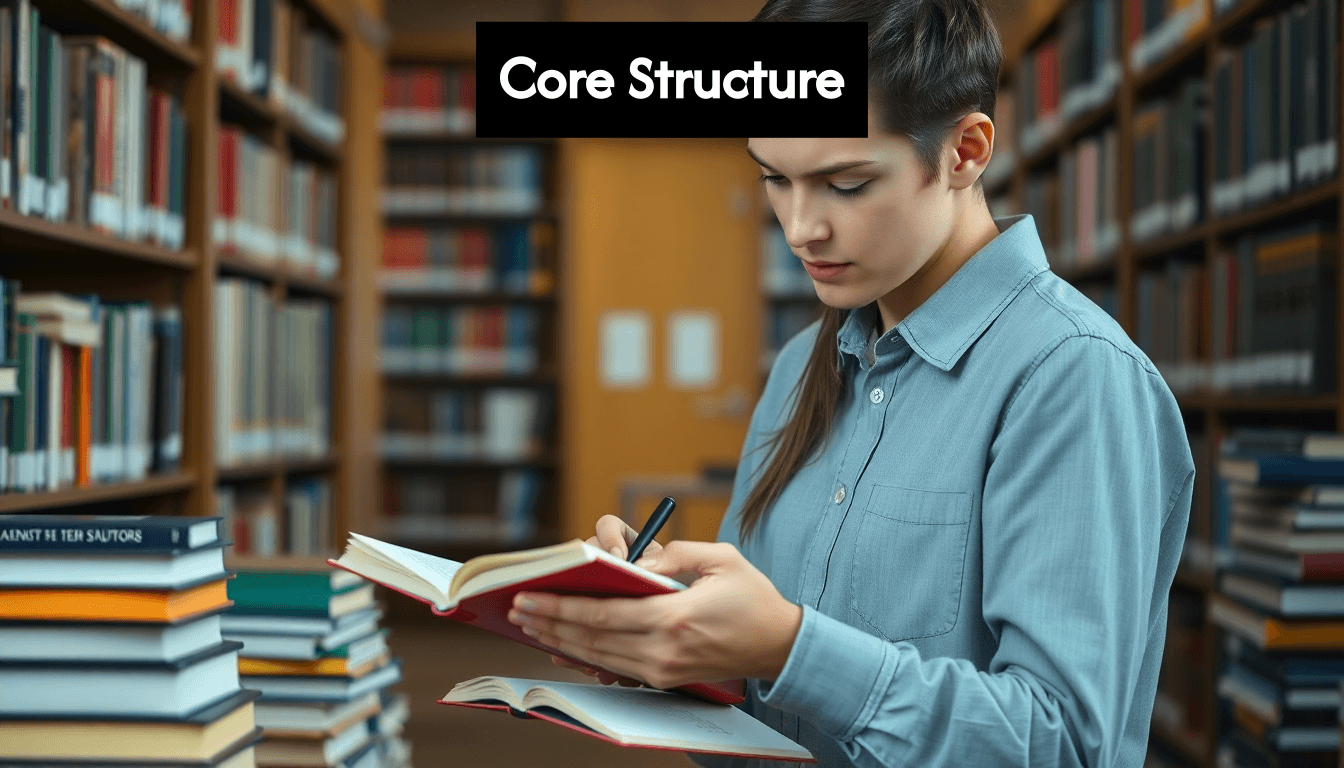 Student writing in reflection